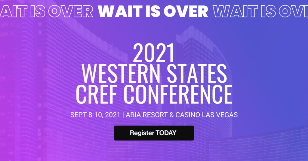 Register Today 2021 Western States CREF Conference Sept. 810, 2021